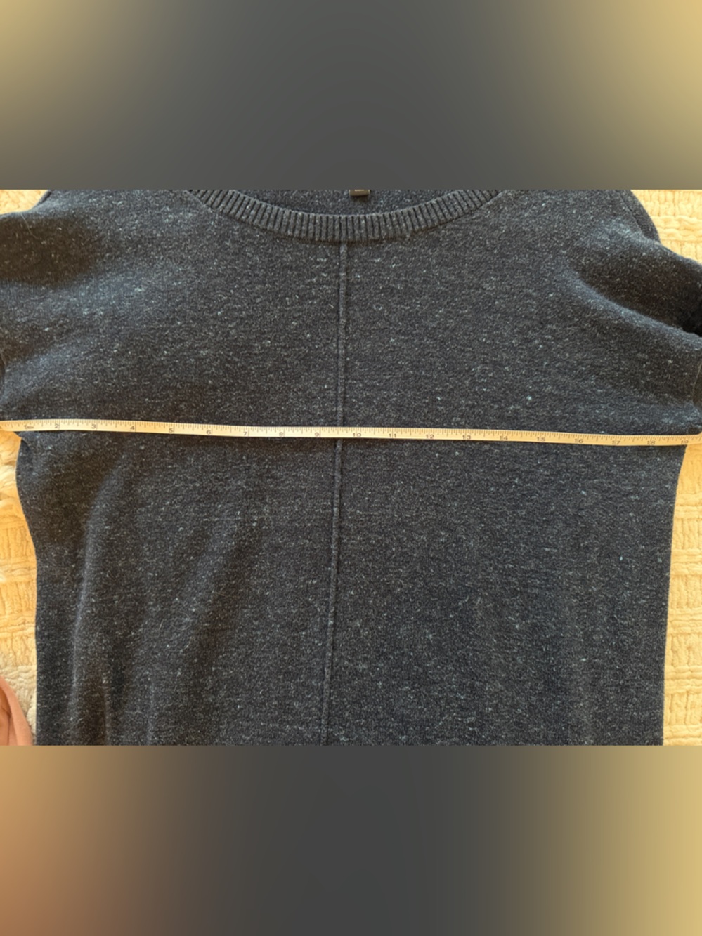 Banana Republic Dark Navy Speckled Pullover Sweater - Picture 4 of 4
